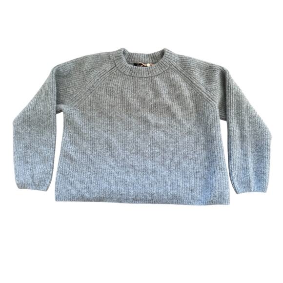 Quince Washable Cashmere Fisherman Tunic Sweater Heather Grey Size XL (12) - Picture 1 of 11